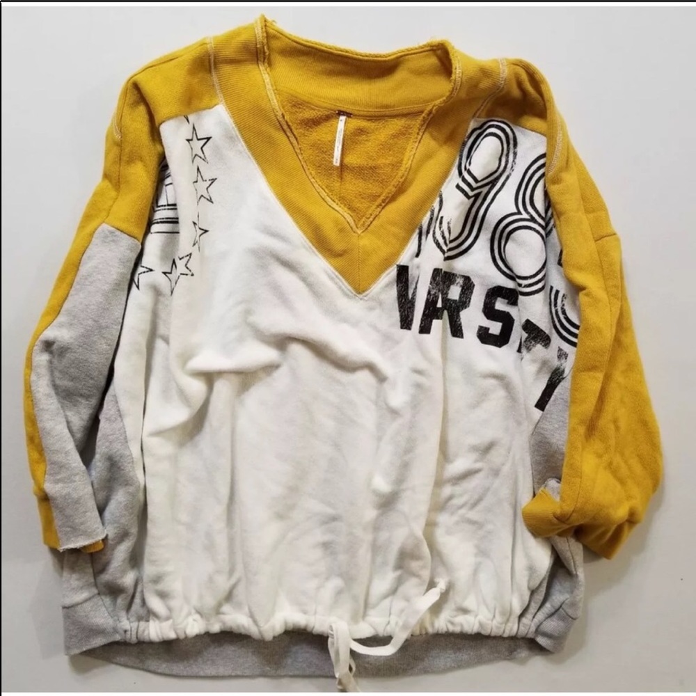 ISO Free people varsity sweatshirt